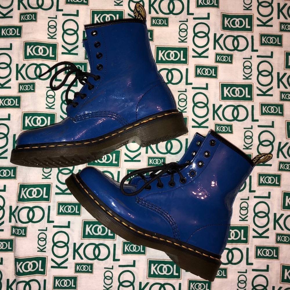 Blue Doc Martens 1460s